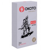 Точечные презервативы OKOTO Dotted - 12 шт. - Sitabella - купить с доставкой в Красноярске