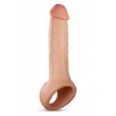 Телесная насадка-удлинитель Thrive 8.75 Inch Realistic Penis Extender Sleeve - 22,2 см. - Blush Novelties - в Красноярске купить с доставкой