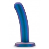Синяя насадка с гладкой поверхностью Surrender 5.75 Inch Intermediate Pegging Dildo - 14,6 см. - Blush Novelties - купить с доставкой в Красноярске