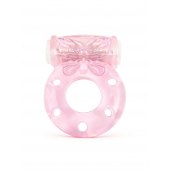 Розовое эрекционное виброкольцо с бабочкой - 1137 - в Красноярске купить с доставкой