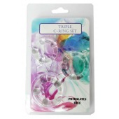 Набор из 3 эрекционных прозрачных колец - Boys of Toys - в Красноярске купить с доставкой