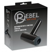 Черный мастурбатор с удобной ручкой Masturbator with 2 Functions - Orion - в Красноярске купить с доставкой