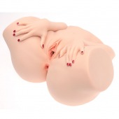 Телесный мастурбатор-полуторс Barbie - Naked Factory - в Красноярске купить с доставкой