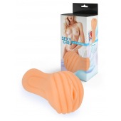 Эластичный мастурбатор в виде вагины телесного цвета - Sexy Girl - в Красноярске купить с доставкой