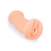 Телесный двусторонний мастурбатор с вибропулей и эрекционными кольцами в комплекте - Sexy Girl - в Красноярске купить с доставкой