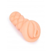 Телесный мастурбатор-вагина с вибропулей и эрекционными кольцами в комплекте - Sexy Girl - в Красноярске купить с доставкой