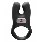 Черное эрекционное виброкольцо Nos - Fun Factory - в Красноярске купить с доставкой