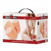 Телесный мастурбатор Liora с 2 любовными тоннелями - Baile - в Красноярске купить с доставкой