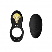 Черное эрекционное виброкольцо Bayek с пультом ДУ - Zalo - в Красноярске купить с доставкой