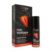 Жидкий вибратор Orgie High Voltage Strawberry - 15 мл. - ORGIE - купить с доставкой в Красноярске
