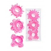 Комплект из 3 розовых эрекционных колец - Erowoman-Eroman - в Красноярске купить с доставкой