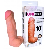 Фаллическая насадка Харнесс UNICOCK 10  - 25 см. - LOVETOY (А-Полимер) - купить с доставкой в Красноярске