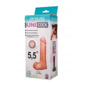 Фаллическая насадка Харнесс UNICOCK 5,5  - 17 см. - LOVETOY (А-Полимер) - купить с доставкой в Красноярске