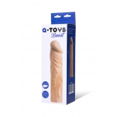 Насадка с ярко выраженной головкой и рельефным стволом - 19 см. - A-toys - в Красноярске купить с доставкой