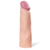 Реалистичная насадка с ярко выраженной головкой - 16,5 см. - A-toys - в Красноярске купить с доставкой