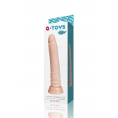Телесный фаллоимитатор A-toys с присоской - 22 см. - A-toys купить с доставкой в интернет-магазине Orgasmix в Красноярске Телесный фаллоимитатор A-toys с присоской - 22 см. - A-toys