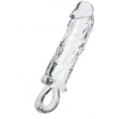 Прозрачная насадка с петлёй для фиксации - 14 см. - ToyFa - в Красноярске купить с доставкой