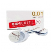 Супер тонкие презервативы Sagami Original 0.01 - 5 шт. - Sagami - купить с доставкой в Красноярске