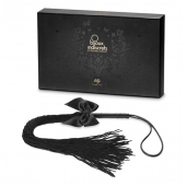 Чёрная плётка Lilly Whip Bijoux - Bijoux Indiscrets - купить с доставкой в Красноярске