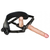 Женский страпон с вагинальной пробкой Woman Strap - 18 см. - LOVETOY (А-Полимер) - купить с доставкой в Красноярске