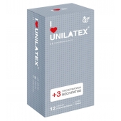 Презервативы с точками Unilatex Dotted - 12 шт. + 3 шт. в подарок - Unilatex - купить с доставкой в Красноярске