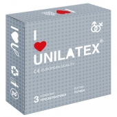 Презервативы с точками Unilatex Dotted - 3 шт. - Unilatex - купить с доставкой в Красноярске