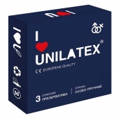 Ультрапрочные презервативы Unilatex Extra Strong - 3 шт. - Unilatex - купить с доставкой в Красноярске