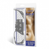 Утяжка на пенис и мошонку Cock Ring With 1.5  Ball Stretcher And Optional Weight Ring - BlueLine - купить с доставкой в Красноярске