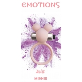 Розовое эрекционное виброколечко Emotions Minnie Light pink - Lola Games - в Красноярске купить с доставкой