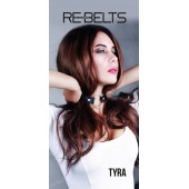 Чёрный кожаный чокер-кляп Tyra Black - Rebelts - купить с доставкой в Красноярске
