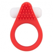 Красное эрекционное кольцо LIT-UP SILICONE STIMU RING 1 RED - Dream Toys - в Красноярске купить с доставкой