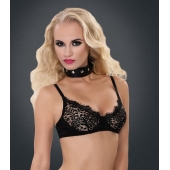 Полиуретановый ошейник с пуклями и D-кольцами Collar with Studs - Blush Novelties - купить с доставкой в Красноярске