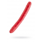 Красный двусторонний фаллоимитатор - 31 см. - ToyFa купить с доставкой в интернет-магазине Orgasmix в Красноярске Красный двусторонний фаллоимитатор - 31 см. - ToyFa