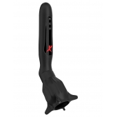 Чёрный вибростимулятор для головки члена с эффектом всасывания Vibrating Roto-Sucker - Pipedream - в Красноярске купить с доставкой