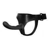 Страпон с изогнутой головкой Ultra Harness Curvy Dildo - 15,8 см. - Baile - купить с доставкой в Красноярске