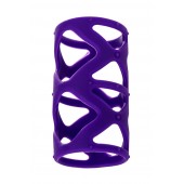 Фиолетовая насадка-сетка на пенис - 7,5 см. - A-toys - в Красноярске купить с доставкой