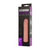 Насадка-удлинитель Extension sleeve телесного цвета - 18,5 см. - Sitabella - в Красноярске купить с доставкой