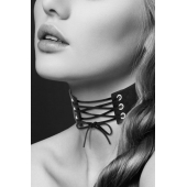 Оригинальный ошейник-чокер со шнуровкой - Bijoux Pour Toi - купить с доставкой в Красноярске