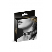 Узенький ошейник из полиуретана с кольцом - Bijoux Pour Toi - купить с доставкой в Красноярске