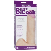 Ультрареалистичная насадка для трусиков Vac-U-Lock 8  ULTRASKYN Cock - 20,57 см. - Doc Johnson - купить с доставкой в Красноярске