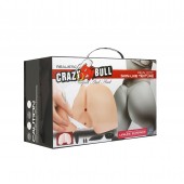 Вагина и попка с вибрацией CRAZY BULL - Baile - в Красноярске купить с доставкой