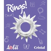 Прозрачное эрекционное кольцо Rings Cristal - Lola Games - в Красноярске купить с доставкой