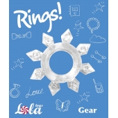 Прозрачное эрекционное кольцо Rings Gear - Lola Games - в Красноярске купить с доставкой