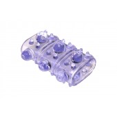 Фиолетовая насадка на пенис Rings Armour - Lola Games - в Красноярске купить с доставкой