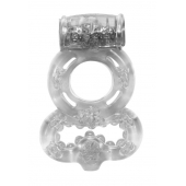 Прозрачное эрекционное кольцо Rings Treadle с подхватом - Lola Games - в Красноярске купить с доставкой