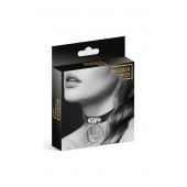 Черный чокер с двумя кольцами - Bijoux Pour Toi - купить с доставкой в Красноярске
