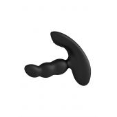 Черный силиконовый стимулятор простаты Levett Nitoc с пультом ДУ - Levett - в Красноярске купить с доставкой