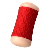 Двухсторонний мастурбатор JOS  NADIN в красном цилиндре - JOS - в Красноярске купить с доставкой