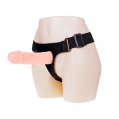 Телесный фаллоимитатор на трусиках Jessica Strap-On - 15,5 см. - Baile - купить с доставкой в Красноярске