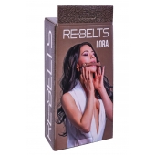 Кляп-трензель Lora с металлическими кольцами - Rebelts - купить с доставкой в Красноярске